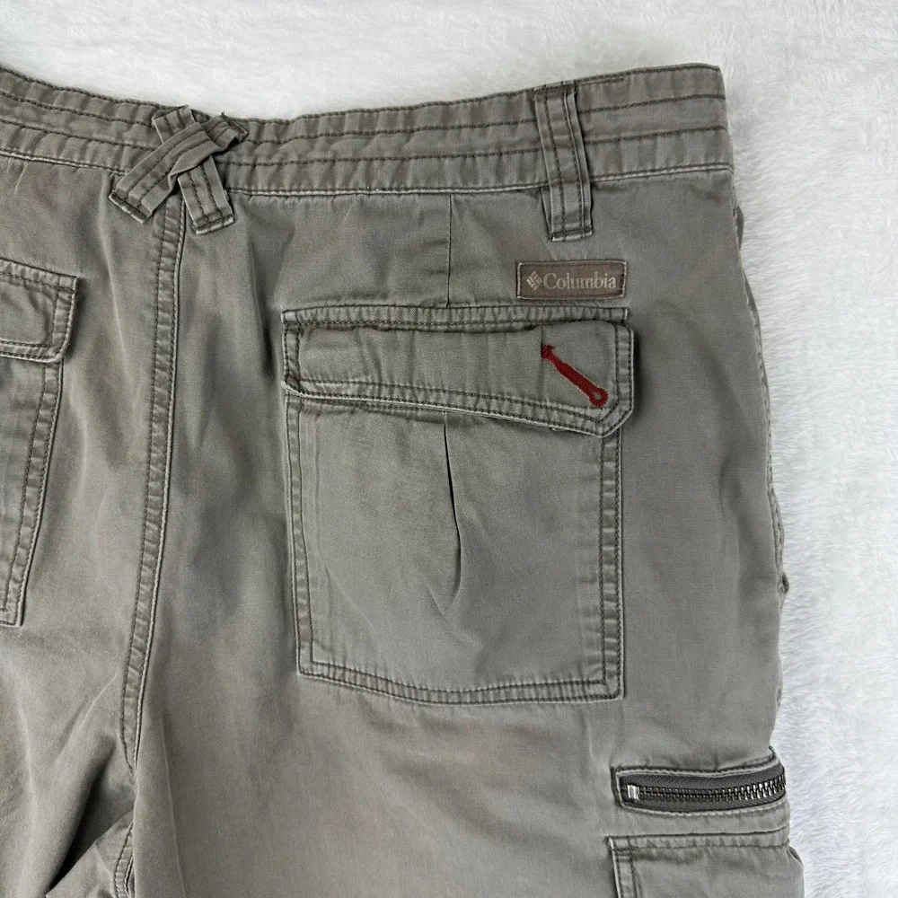 Columbia Cargo Shorts Mens‎ 32 Grey Gorpcore Hiking Outdoor Utility Cotton